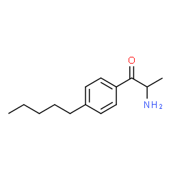 1-Propanone,2-amino-1-(4-pentylphenyl)- structure