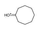 1-hydroxycyclooctyl cation结构式