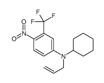 N-cyclohexyl-4-nitro-N-prop-2-enyl-3-(trifluoromethyl)aniline Structure