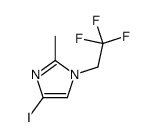4-碘-2-甲基-1-(2,2,2-三氟乙基)-1H咪唑结构式