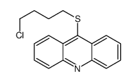9-(4-chlorobutylsulfanyl)acridine结构式