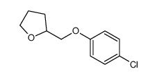 2-[(4-chlorophenoxy)methyl]oxolane结构式