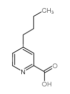 4-N-丁基吡啶-2-羧酸结构式