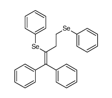 (1,1-diphenyl-4-phenylselanylbut-1-en-2-yl)selanylbenzene结构式