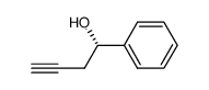 (-)-(S)-1-phenyl-3-butyn-1-ol Structure