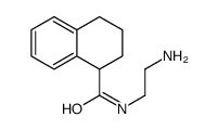 N-(2-氨基乙基)-1,2,3,4-四氢-1-萘甲酰胺结构式