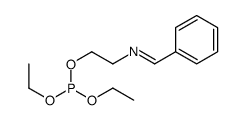 2-(benzylideneamino)ethyl diethyl phosphite结构式