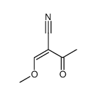 2-(methoxymethylidene)-3-oxobutanenitrile结构式