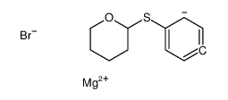 magnesium,2-phenylsulfanyloxane,bromide结构式