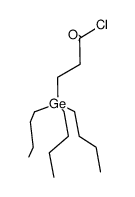 β-(tributylgermyl)propionyl chloride Structure