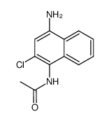 N-(4-amino-2-chloro-[1]naphthyl)-acetamide Structure