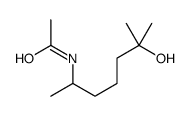 N-(6-hydroxy-6-methylheptan-2-yl)acetamide结构式
