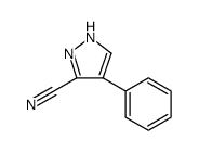 1H-Pyrazole-3-carbonitrile, 4-phenyl Structure