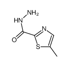 2-Thiazolecarboxylic acid,5-methyl-,hydrazide Structure