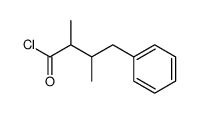 2,3-dimethyl-4-phenylbutanoyl chloride Structure