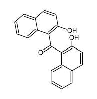 bis-(2-hydroxy-[1]naphthyl)-ketone Structure