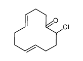 12-Chloro-trans,trans-4,8-cyclododecadienone结构式