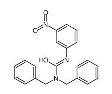 1,1-dibenzyl-3-(3-nitrophenyl)urea Structure