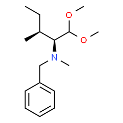 (2S,3S)-N-benzyl-1,1-dimethoxy-N,3-dimethylpentan-2-amine Structure
