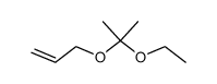 2-ethoxy-2-allyloxy-propane结构式