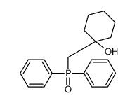 1-(diphenylphosphorylmethyl)cyclohexan-1-ol结构式