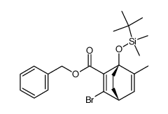 3-bromo-1-<(tert-butyldimethylsilyl)oxy>-2-(carbobenzyloxy)-6-methylbicyclo<2.2.2>octadiene Structure
