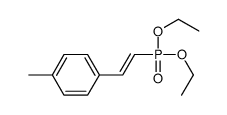 1-(2-diethoxyphosphorylethenyl)-4-methylbenzene结构式