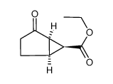 (1R,5S,6S)-ethyl 2-oxobicyclo[3.1.0]hexane-6-carboxylate Structure