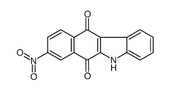 8-nitro-5H-benzo[b]carbazole-6,11-dione结构式