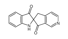 spiro[cyclopenta[c]pyridine-6,2'-indoline]-3',7(5H)-dione结构式