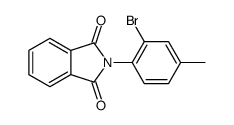 2-(2-bromo-4-methylphenyl)isoindole-1,3-dione Structure