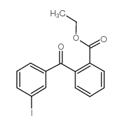 2-ETHOXYCARBONYL-3'-IODOBENZOPHENONE structure