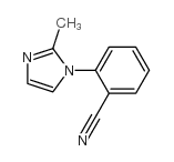 2-(2-甲基-1H-咪唑-1-基)苯甲腈结构式