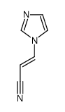 3-imidazol-1-ylprop-2-enenitrile Structure