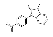 1-methyl-3-(4-nitrophenyl)imidazo[4,5-c]pyridin-2-one结构式