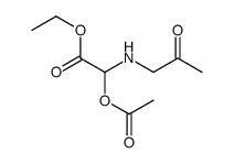 ethyl 2-acetyloxy-2-(2-oxopropylamino)acetate结构式