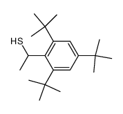 1-(2,4,6-Tri-tert-butyl-phenyl)-ethanethiol结构式