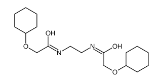 2-cyclohexyloxy-N-[2-[(2-cyclohexyloxyacetyl)amino]ethyl]acetamide Structure
