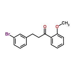 3-(3-Bromophenyl)-1-(2-methoxyphenyl)-1-propanone结构式