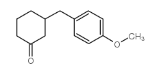 3-[(4-METHOXYPHENYL)METHYL]CYCLOHEXANONE structure