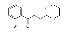 2'-BROMO-3-(1,3-DIOXAN-2-YL)PROPIOPHENONE图片