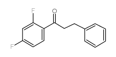 2',4'-DIFLUORO-3-PHENYLPROPIOPHENONE Structure