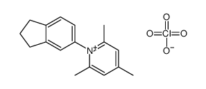 1-(2,3-dihydro-1H-inden-5-yl)-2,4,6-trimethylpyridin-1-ium,perchlorate Structure