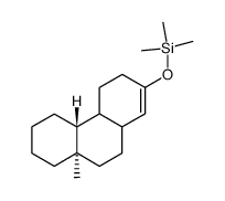 Trimethyl-((4bR,8aR)-8a-methyl-3,4,4a,4b,5,6,7,8,8a,9,10,10a-dodecahydro-phenanthren-2-yloxy)-silane结构式