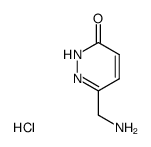 N-(2,3-dihydro-3-oxopyridazin-6-yl)methylamine hydrochloride structure