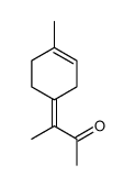 3-(4-methylcyclohex-3-en-1-ylidene)butan-2-one结构式