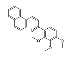 3-naphthalen-1-yl-1-(2,3,4-trimethoxyphenyl)prop-2-en-1-one Structure