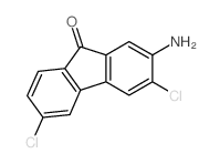 9H-Fluoren-9-one,2-amino-3,6-dichloro-结构式