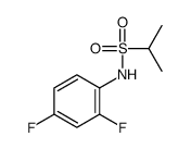 N-(2,4-difluorophenyl)propane-2-sulfonamide Structure