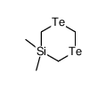 5,5-dimethyl-1,3,5-ditellurasilinane结构式